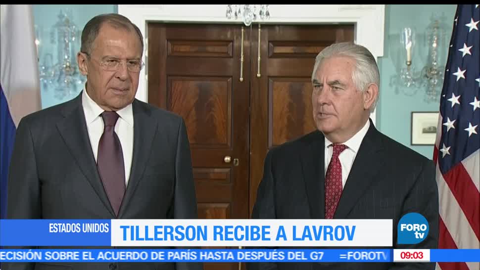 secretario de Estado, Rex Tillerson, jefe de la diplomacia, Serguei Lavrov, Rusia