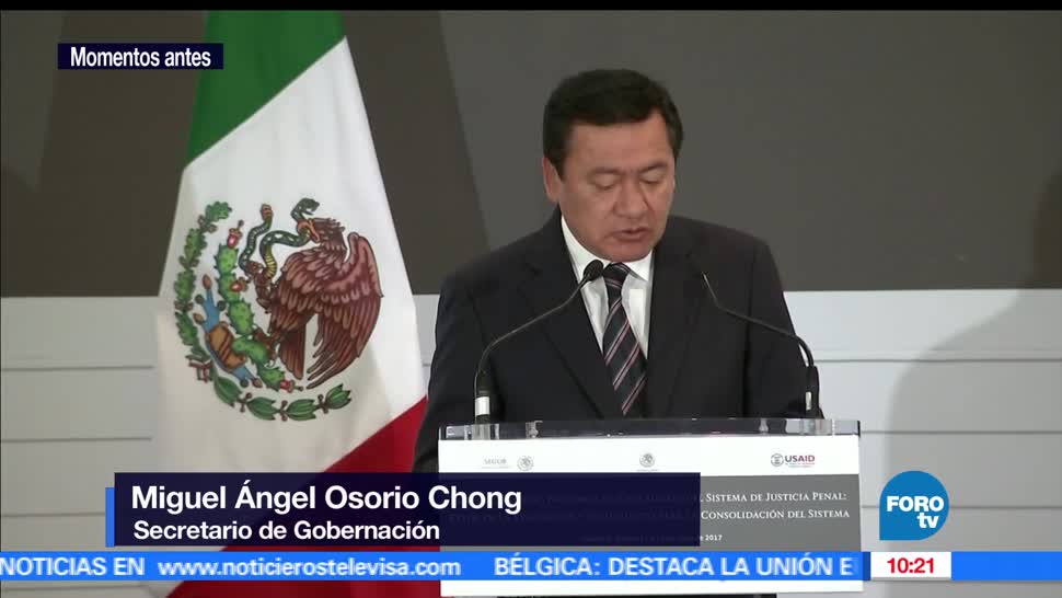 Miguel Ángel Osorio Chong, titular de Segob, justicia, CDMX