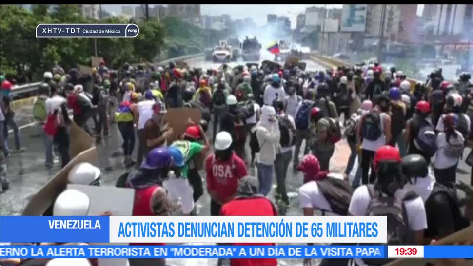 Activistas, denuncian, detención, militares, protestas, Venezuela