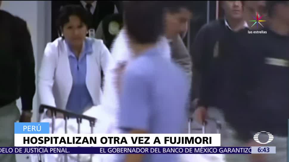 Hospitalizan, expresidente, Perú, Alberto Fujimori