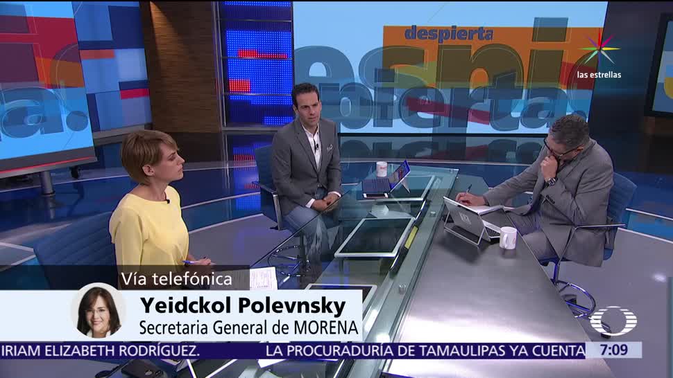 Yeidckol Polevnsky, AMLO, Morena, secretaria general
