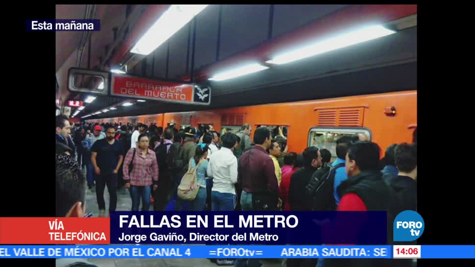 noticias, forotv, Falta de operadores, Metro, falla en la Línea 7, Gavino