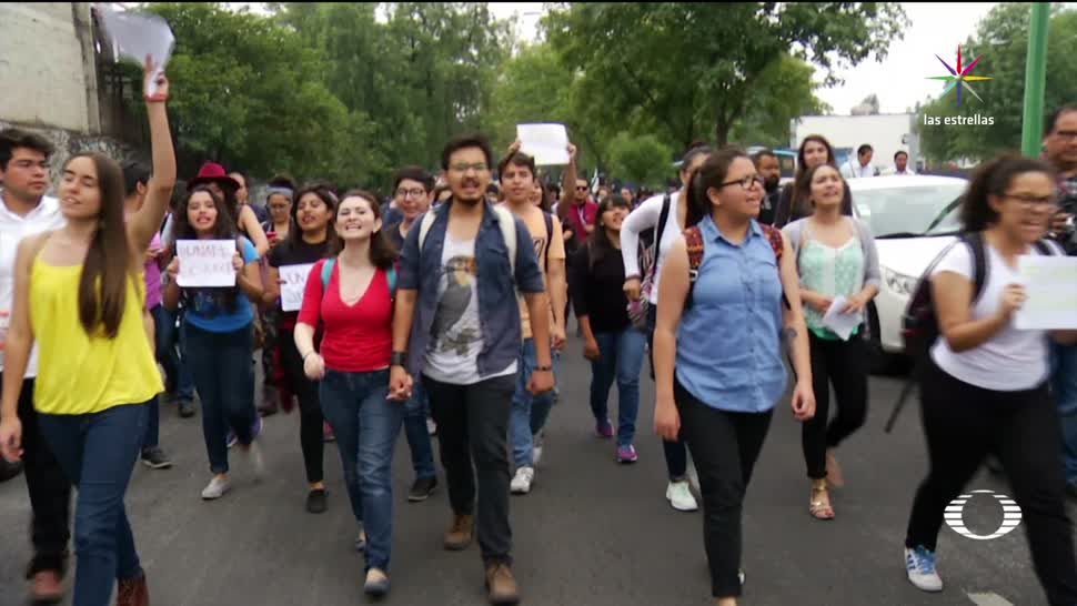 Universitarios, marchan, seguridad, CU, Ciudad Universitaria, Inseguridad