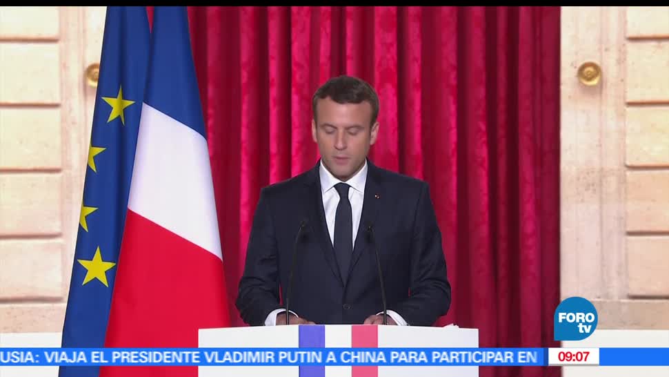 Macron, presidencia de Francia, ceremonia, Palacio del Elíseo