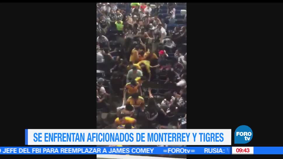 Rayados de Monterrey, Tigres, golpes, gradas del estadio