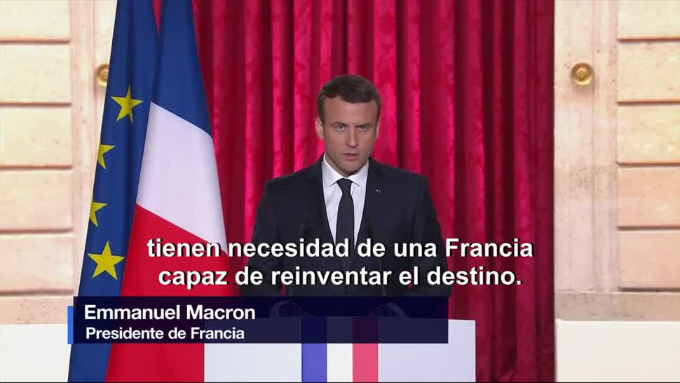 Primer, discurso, presidente de Francia, Emmanuel Macron