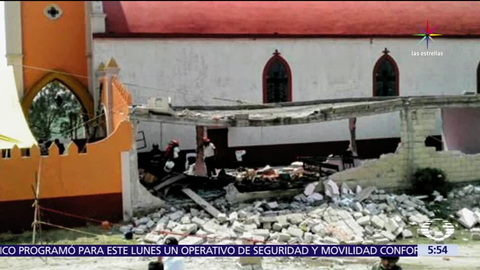 Almoloya de Juárez, Estado de México, explosión de pirotecnia, Virgen de Fátima