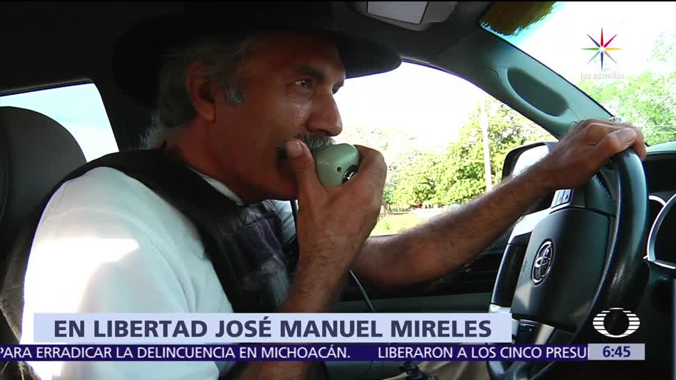 José Manuel Mireles, exlíder, autodefensas, Michoacán, libertad