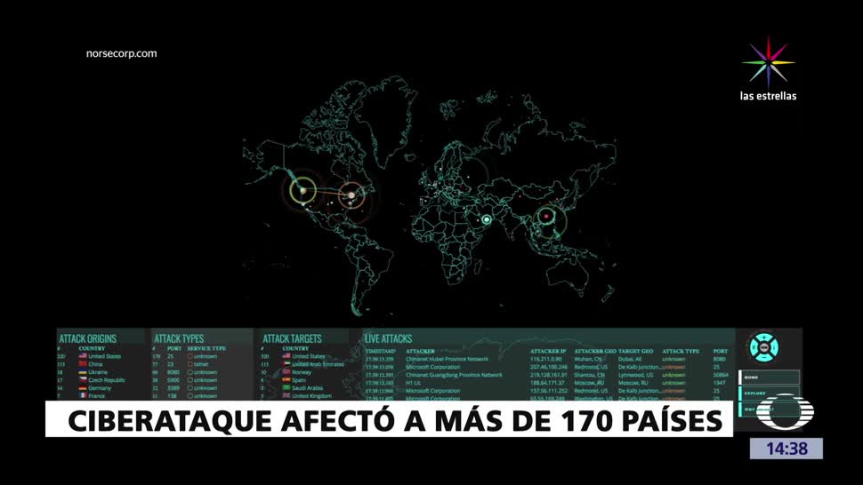 Alerta, mundial, ciberataque, 170 países, Microsoft