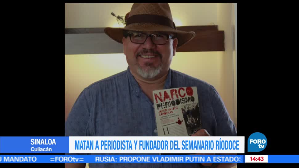 Asesinan, periodista, Javier Valdez, Sinaloa