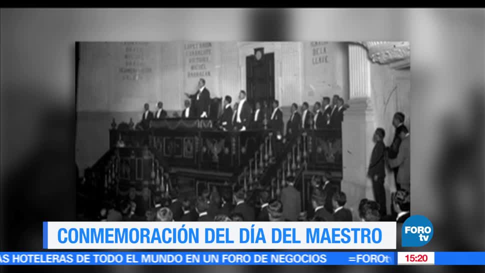 Conmemoración, Día del Maestro, México, celebra