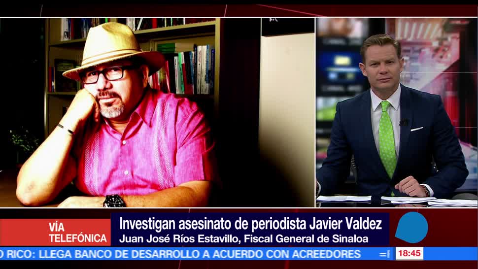 Juan José Ríos Estavillo, fiscal de Sinaloa, 2 líneas de investigación, homicidio de periodista
