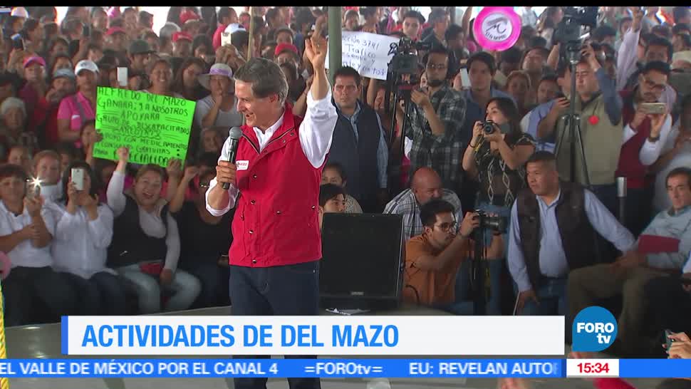 Alfredo Del Mazo, candidato del PRI, corredor industrial, promete