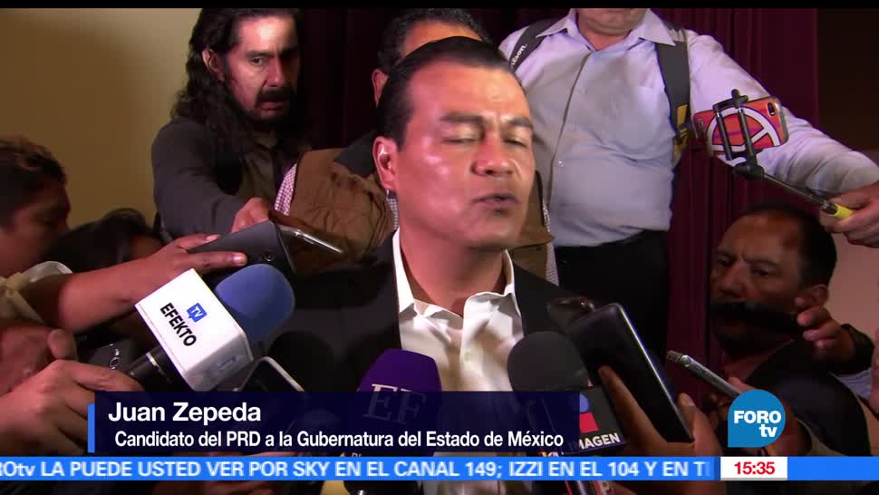 Juan Zepeda, candidato del PRD, mejores condiciones laborales, policías