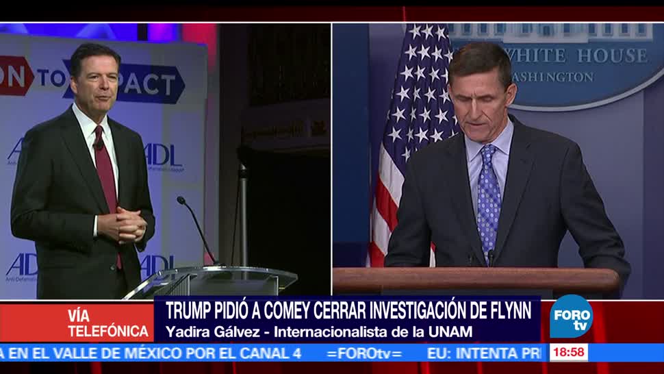 Yadira Gálvez, internacionalista de la UNAM, Trump, justicia por pedir al FBI