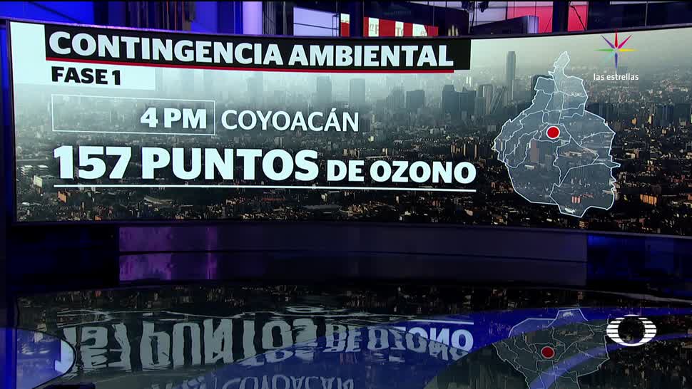 noticias, televisa news, Sigue, contingencia ambiental, Valle de México, Fase 1