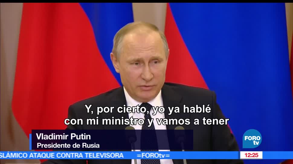 presidente de Rusia, Vladimir Putin, transcripción de la plática, canciller Serguéi Lavrov
