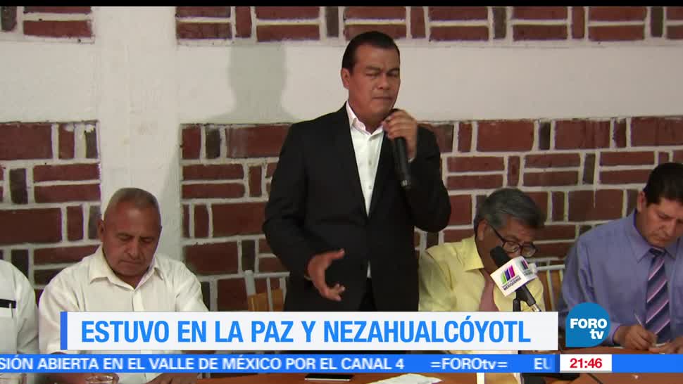Juan Zepeda, visita, Los Reyes La Paz, Nezahualcóyotl, edomex, gobernador