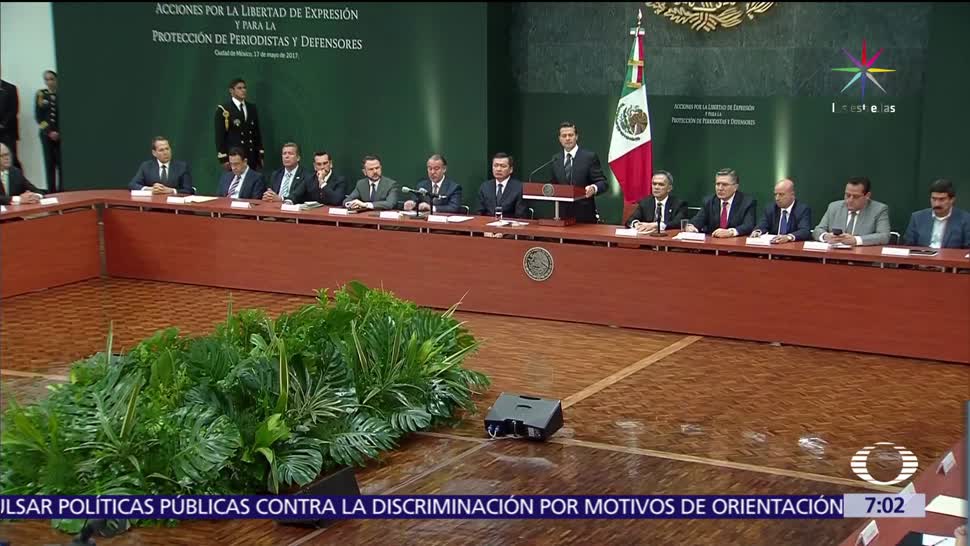 presidente Enrique Peña Nieto, medidas, protección a periodistas, periodistas