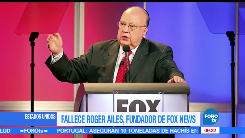 murió, 77 años, edad, Roger Ailes, fundador de Fox News, Estados Unidos
