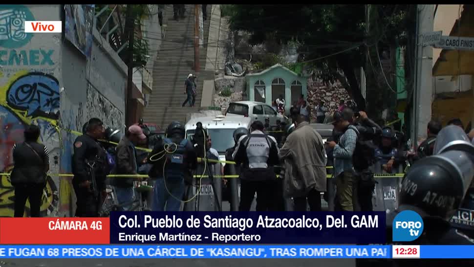 registra, tiroteo, Santiago Atzacoalco, GAM