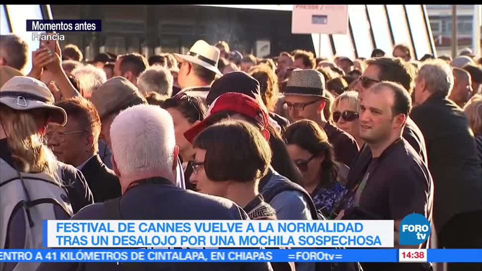 Desalojan, Festival de Cannes, falsa amenaza, bomba