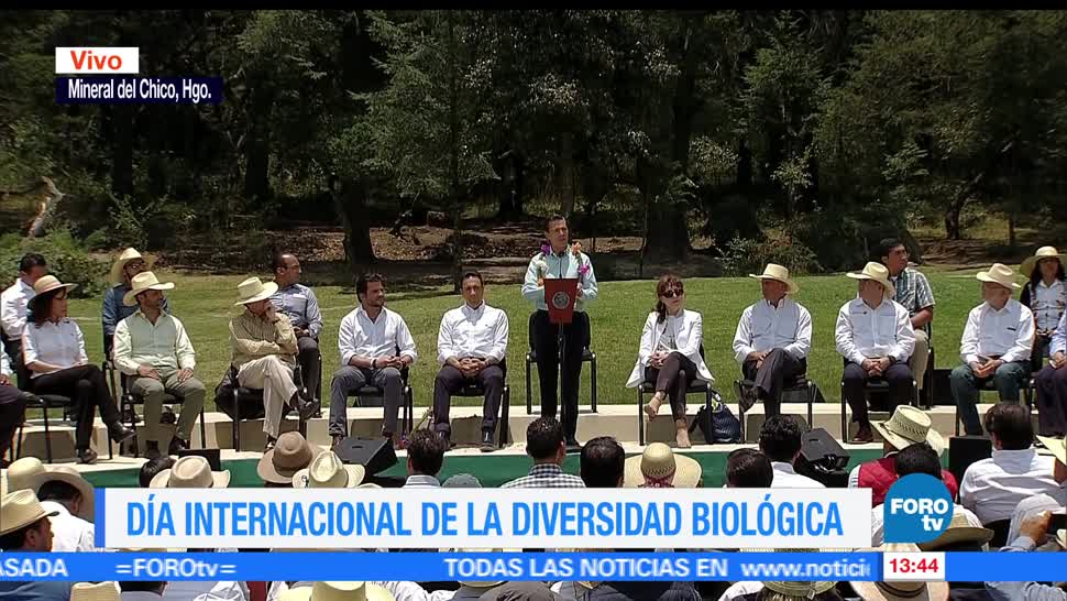 Enrique Peña Nieto (EPN), Mineral del Chico, hidalgo, Diversidad Biológica