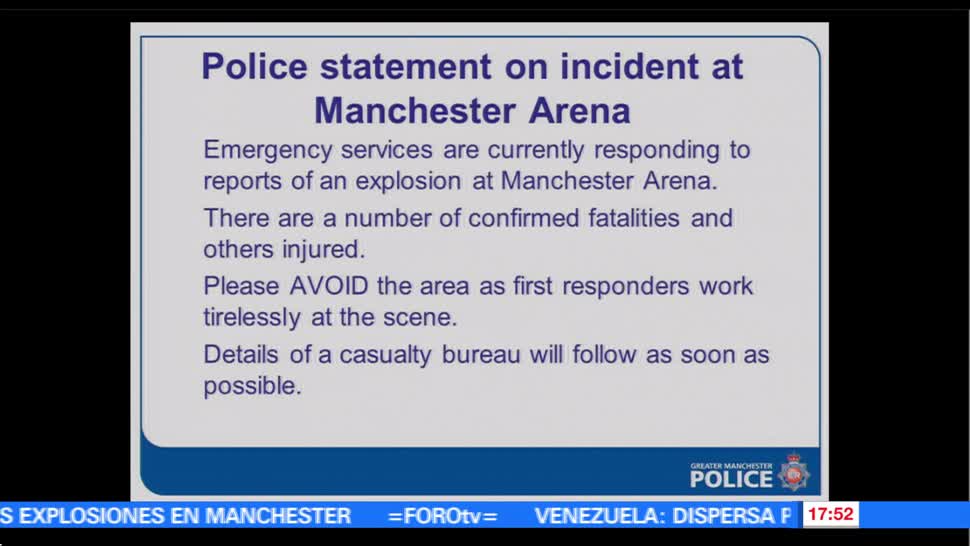 Explosiones, Manchester Arena, deja varios, lesionados