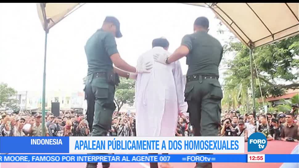 Apalean, públicamente, homosexuales, Indonesia