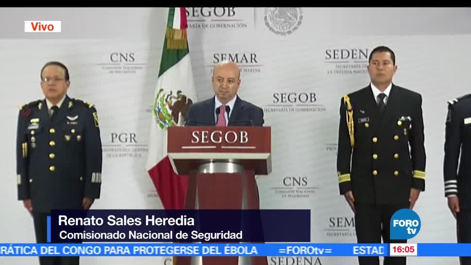 Renato Sales, comisionado nacional de Seguridad, confirma detención, El Hamburguesa