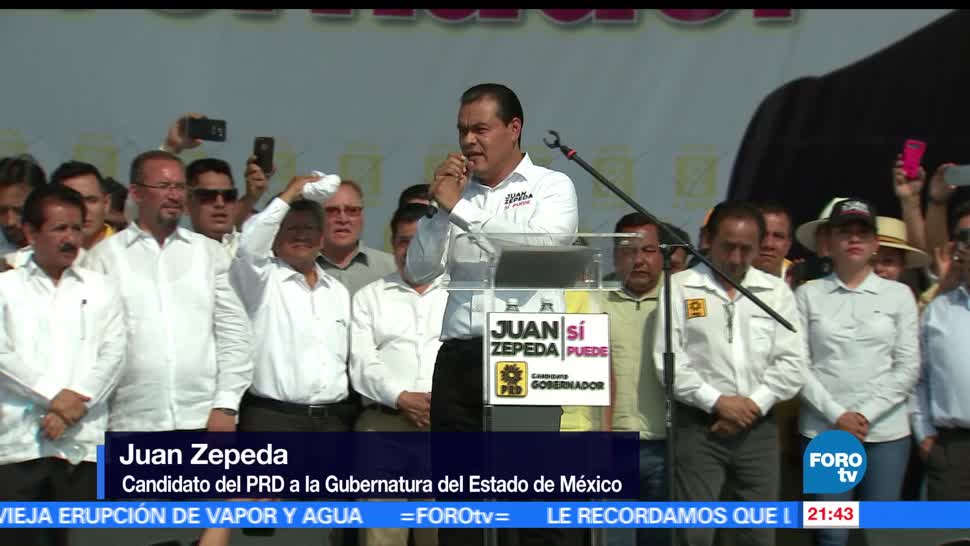 noticias, forotv, Juan Zepeda, visita, Nezahualcóyotl, candidato del PRD