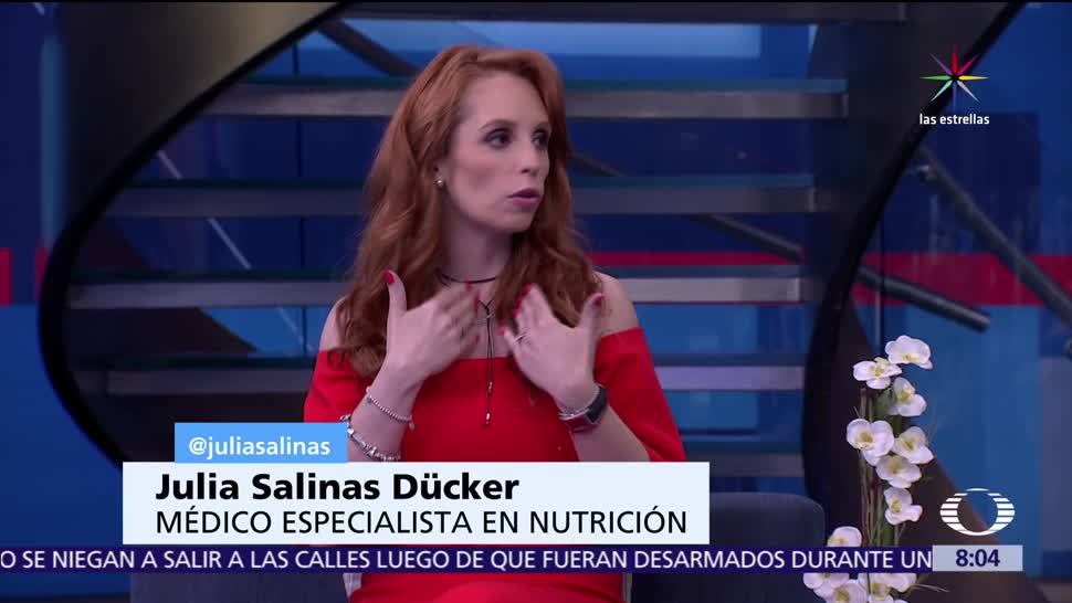 doctora Julia Salinas, alimentos, salud, contaminación atmosférica