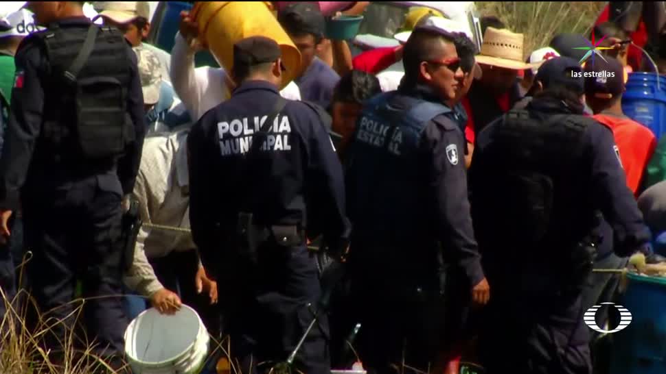 Justifican, no intervención, policías, fuga de combustible, huachicoleros, Puebla
