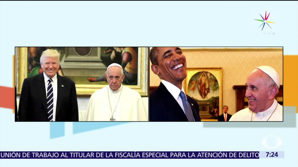 contraste, actitud del papa Francisco, Donald Trump, Barack Obama, Vaticano
