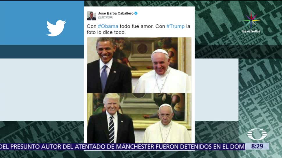 redes sociales, diferencias, reunión, papa Francisco, Donald Trump, Barack Obama
