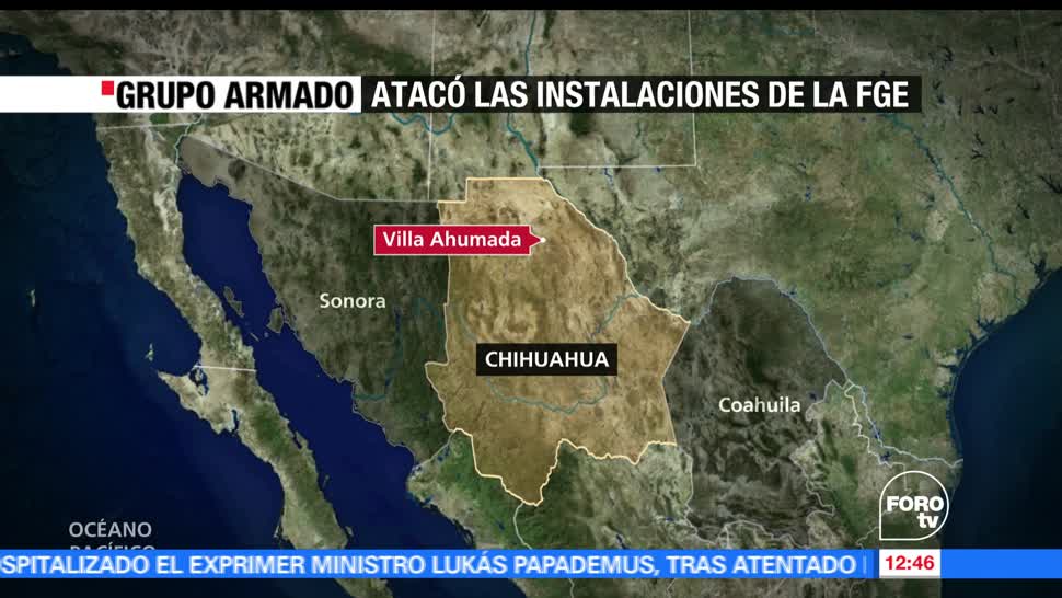 Atacan, instalaciones, Fiscalía de Chihuahua, grupo armado