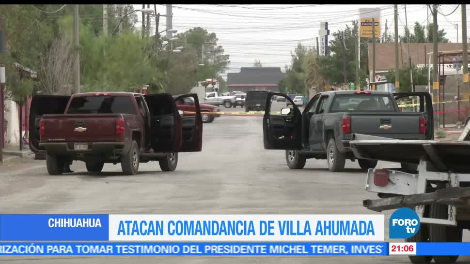 Grupo armado, ataca, comandancia, Chihuahua, crimen, Villahumada