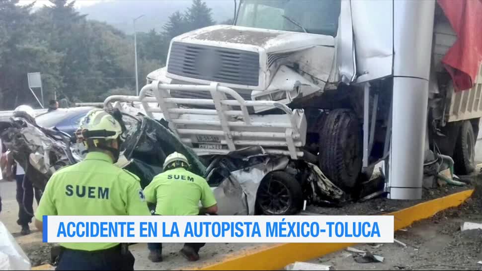 Cuatro, personas, mueren, autopista México-Toluca