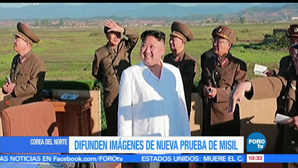 video, líder de Corea del Norte, nueva prueba, misil balístico