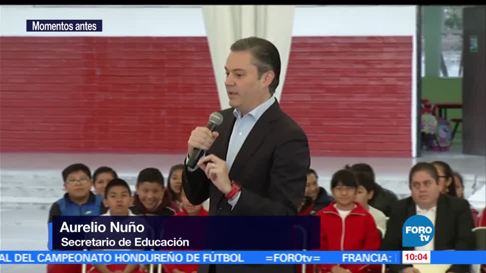 Aurelio Nuño Mayer, secretario de Educación Pública, primaria, delegación Miguel Hidalgo