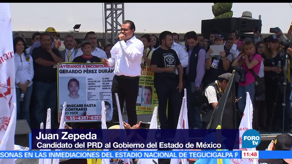 Juan Zepeda, candidato del PRD, Gobierno del Edomex, adversarios, proyecto