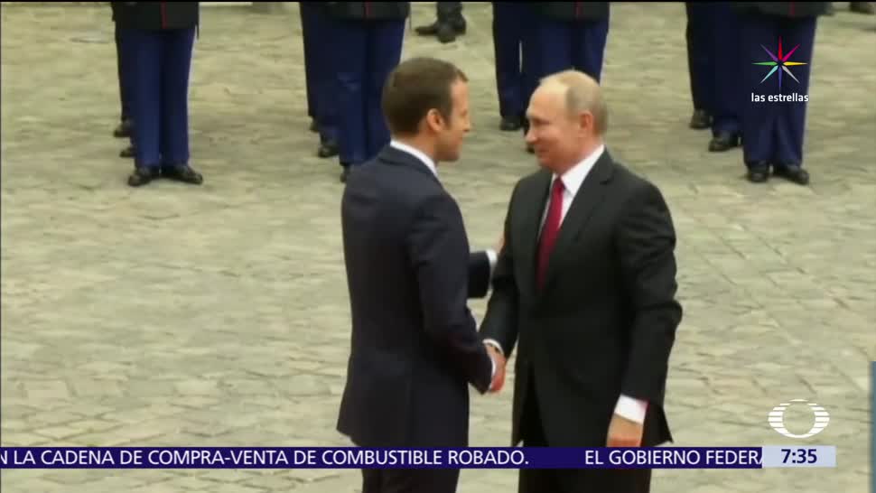 Vladimir Putin, Emmanuel Macron, Francia y Rusia, Siria y Ucrania