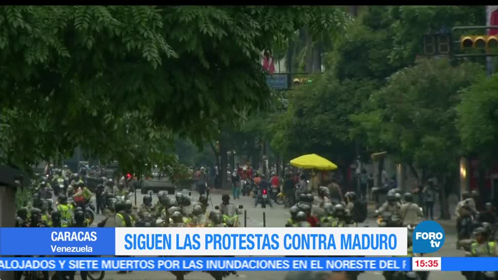 Siguen, protestas, Maduro, Venezuela