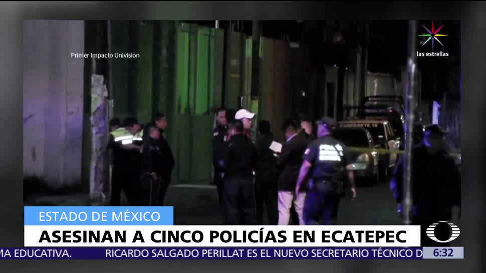 Cinco policías, Ecatepec, emboscados, San Cristóbal, muertos, heridos