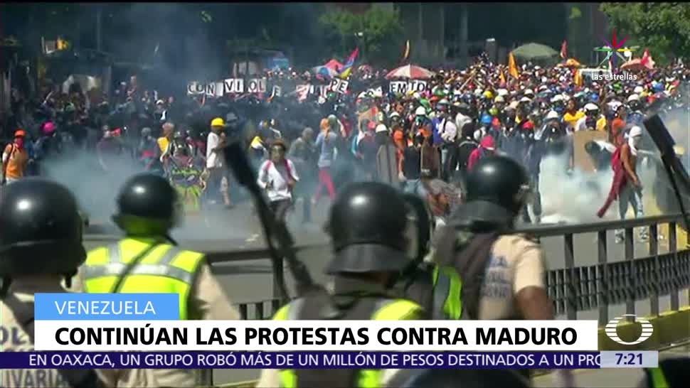 calles de Venezuela, protestar contra la represión, fuerzas de seguridad,