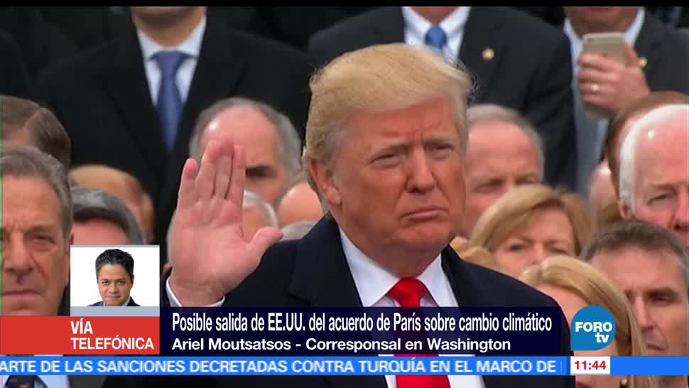 Ariel Moutsatsos, Donald Trump, EU, Acuerdo de París, cambio climático