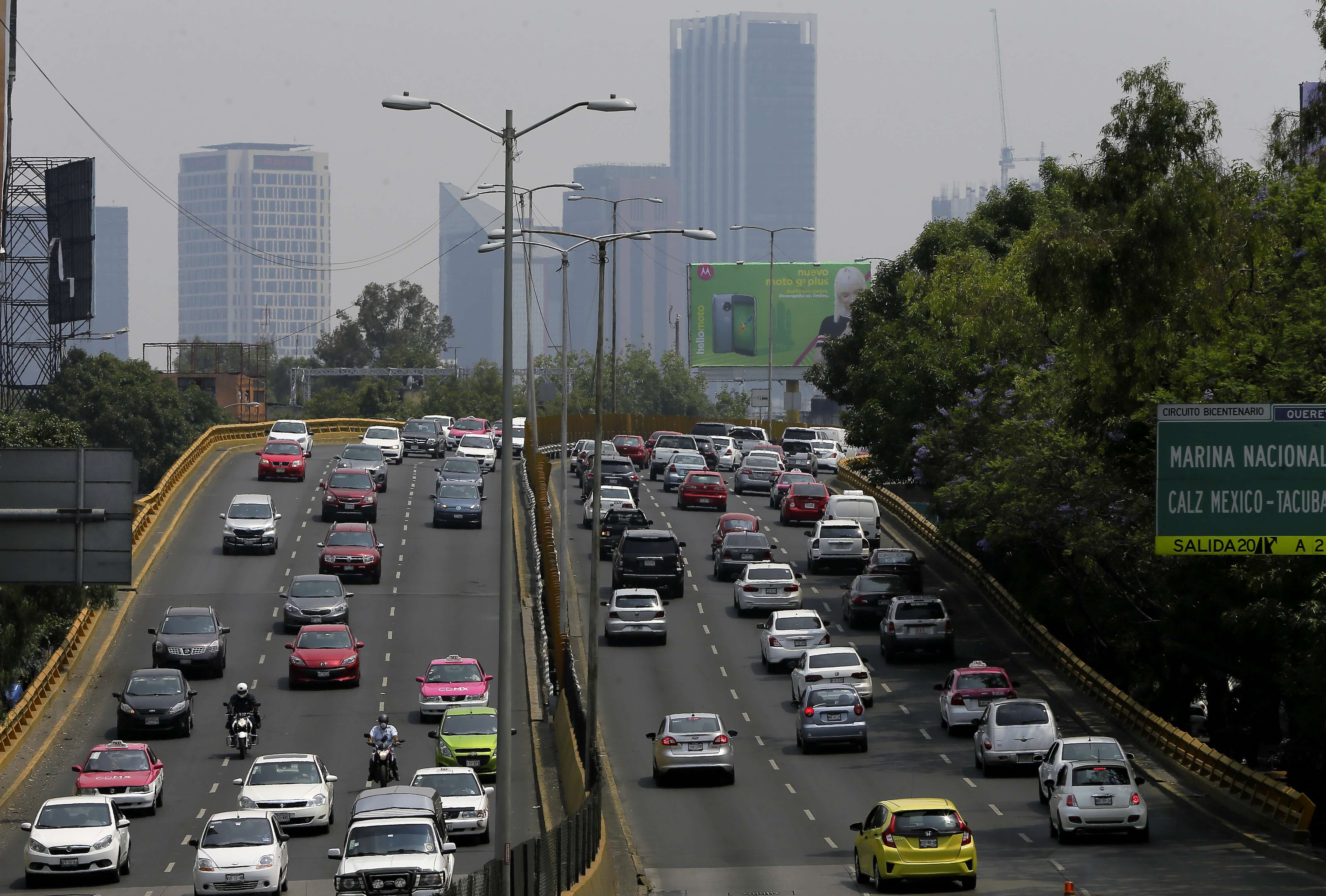 Tráfico y contaminación en la Ciudad de México