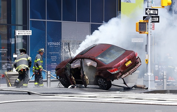 El conductor del automóvil embistió a 23 personas en Times Square de Nueva York. (Getty Images)