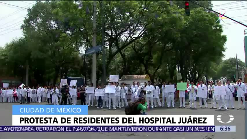 Médicos residentes, protestan, Avenida Politécnico, seguridad en la zona