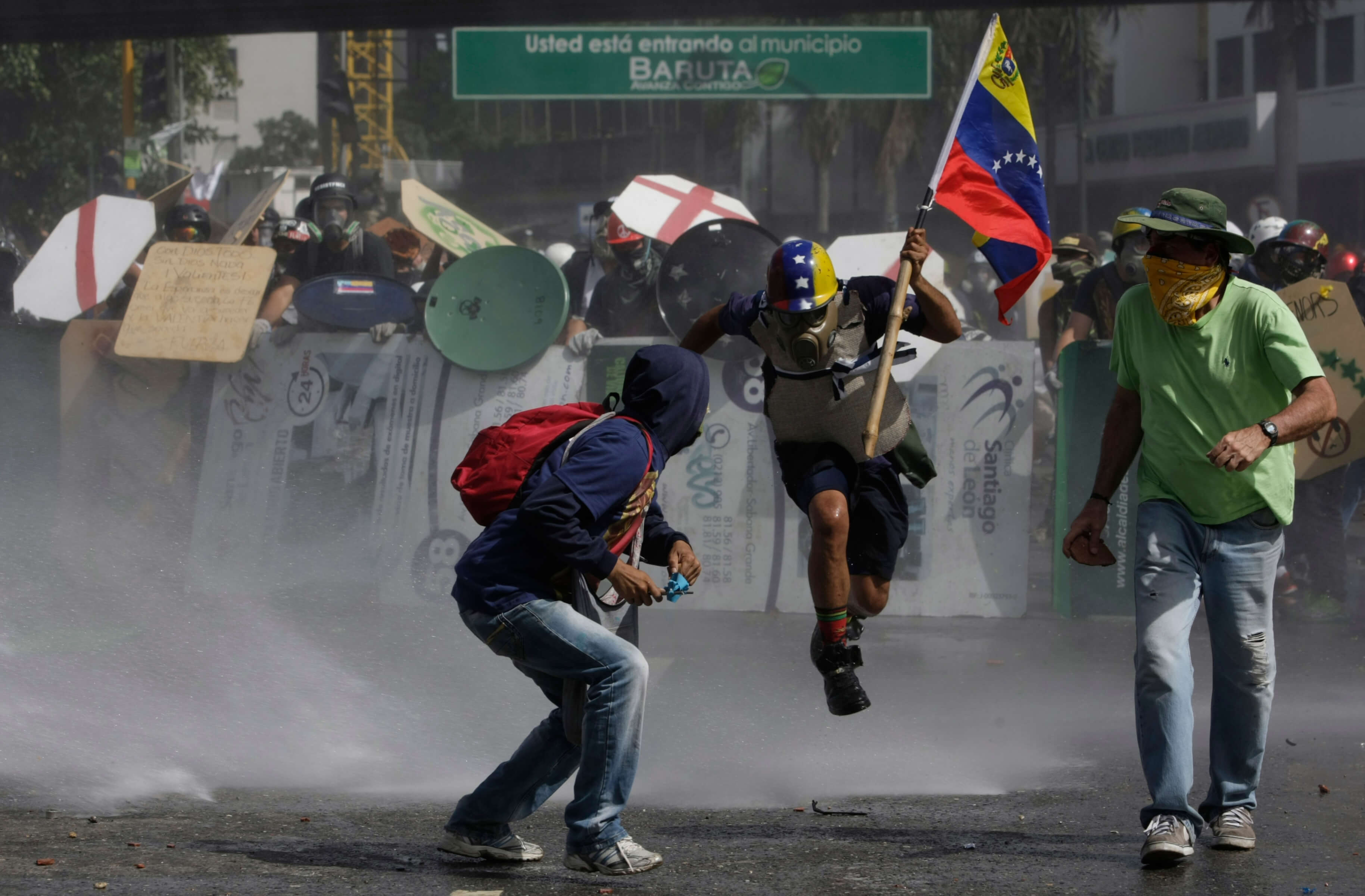 manifestantes, opositores, fuerzas de seguridad, venezuela, Nicolás Maduro